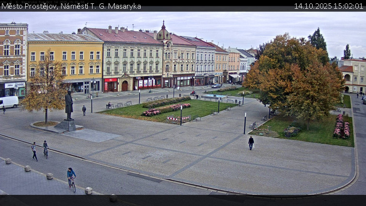 Město Prostějov - Náměstí T. G. Masaryka - 14.10.2025 v 15:02 Město Prostějov - Náměstí T. G. Masaryka - 14.10.2025 v 15:02