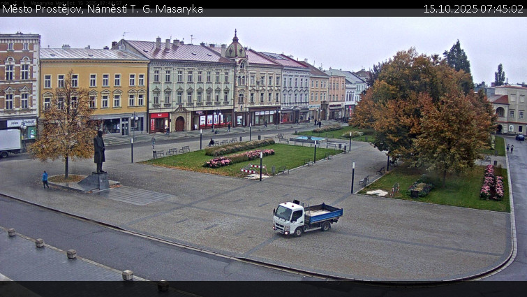 Město Prostějov - Náměstí T. G. Masaryka - 15.10.2025 v 07:45 Město Prostějov - Náměstí T. G. Masaryka - 15.10.2025 v 07:45