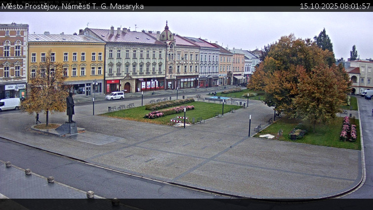 Město Prostějov - Náměstí T. G. Masaryka - 15.10.2025 v 08:01 Město Prostějov - Náměstí T. G. Masaryka - 15.10.2025 v 08:01