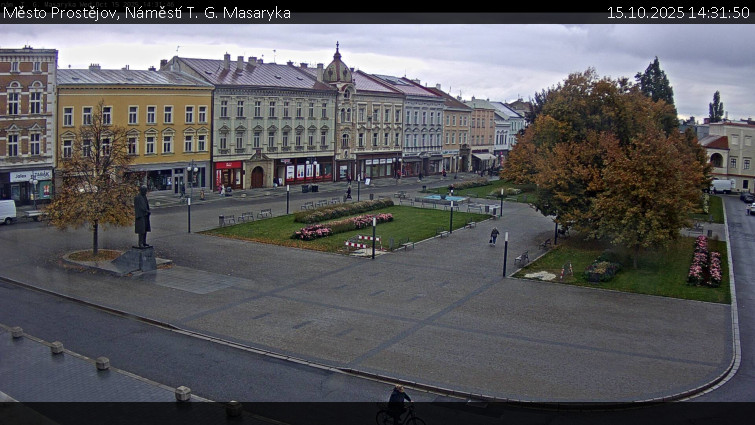 Město Prostějov - Náměstí T. G. Masaryka - 15.10.2025 v 14:31 Město Prostějov - Náměstí T. G. Masaryka - 15.10.2025 v 14:31