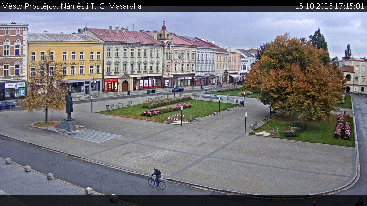 Město Prostějov - Náměstí T. G. Masaryka - 15.10.2025 v 17:15 Město Prostějov - Náměstí T. G. Masaryka - 15.10.2025 v 17:15