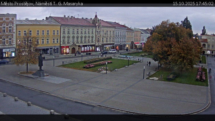 Město Prostějov - Náměstí T. G. Masaryka - 15.10.2025 v 17:45 Město Prostějov - Náměstí T. G. Masaryka - 15.10.2025 v 17:45