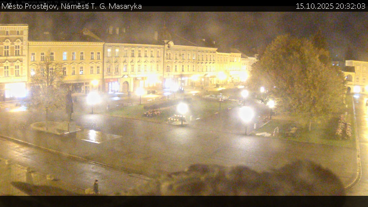 Město Prostějov - Náměstí T. G. Masaryka - 15.10.2025 v 20:32 Město Prostějov - Náměstí T. G. Masaryka - 15.10.2025 v 20:32