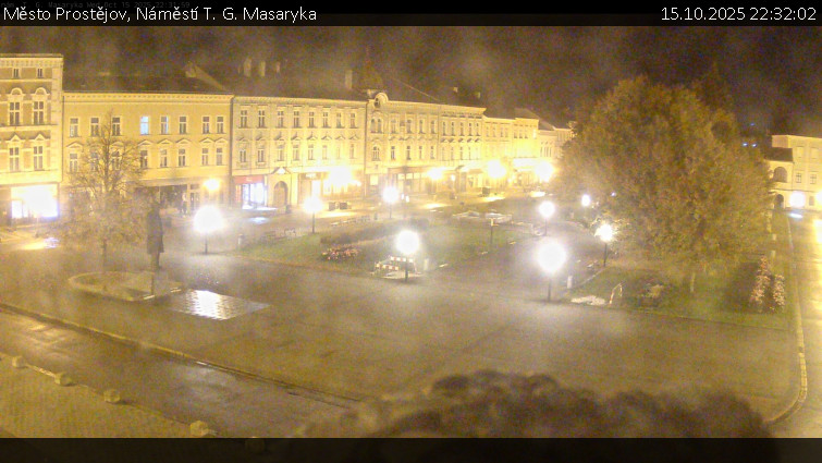 Město Prostějov - Náměstí T. G. Masaryka - 15.10.2025 v 22:32 Město Prostějov - Náměstí T. G. Masaryka - 15.10.2025 v 22:32
