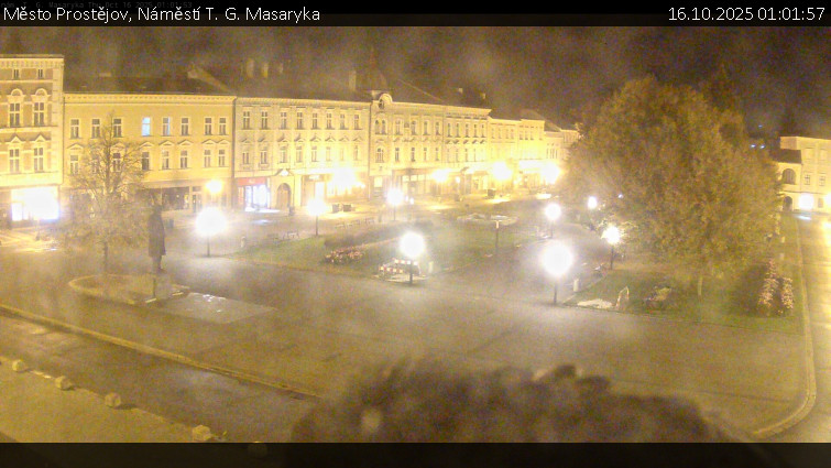 Město Prostějov - Náměstí T. G. Masaryka - 16.10.2025 v 01:01 Město Prostějov - Náměstí T. G. Masaryka - 16.10.2025 v 01:01