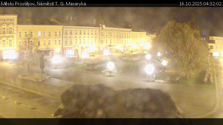Město Prostějov - Náměstí T. G. Masaryka - 16.10.2025 v 04:32 Město Prostějov - Náměstí T. G. Masaryka - 16.10.2025 v 04:32