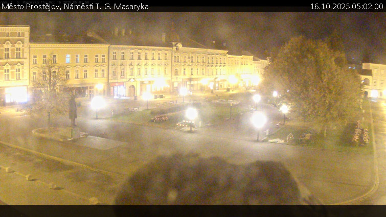 Město Prostějov - Náměstí T. G. Masaryka - 16.10.2025 v 05:02 Město Prostějov - Náměstí T. G. Masaryka - 16.10.2025 v 05:02