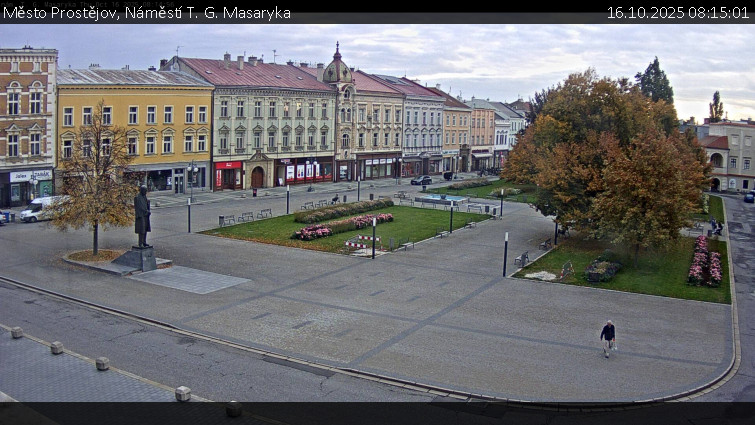 Město Prostějov - Náměstí T. G. Masaryka - 16.10.2025 v 08:15 Město Prostějov - Náměstí T. G. Masaryka - 16.10.2025 v 08:15