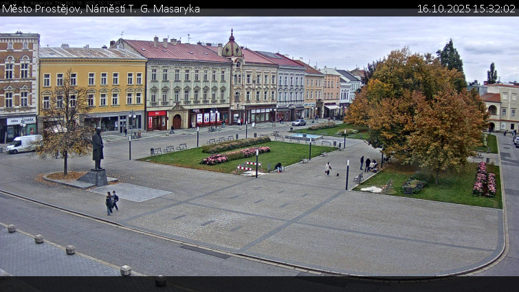 Město Prostějov - Náměstí T. G. Masaryka - 16.10.2025 v 15:32 Město Prostějov - Náměstí T. G. Masaryka - 16.10.2025 v 15:32