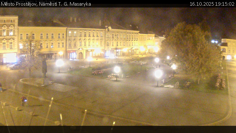 Město Prostějov - Náměstí T. G. Masaryka - 16.10.2025 v 19:15 Město Prostějov - Náměstí T. G. Masaryka - 16.10.2025 v 19:15