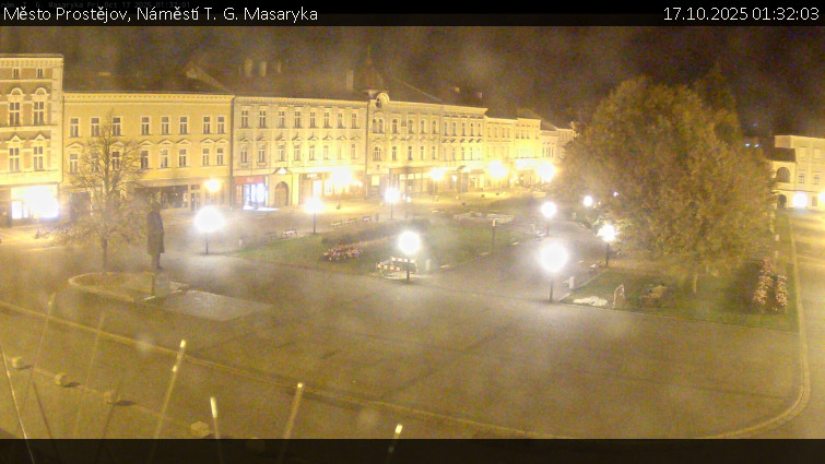 Město Prostějov - Náměstí T. G. Masaryka - 17.10.2025 v 01:32 Město Prostějov - Náměstí T. G. Masaryka - 17.10.2025 v 01:32