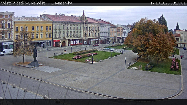 Město Prostějov - Náměstí T. G. Masaryka - 17.10.2025 v 08:15 Město Prostějov - Náměstí T. G. Masaryka - 17.10.2025 v 08:15