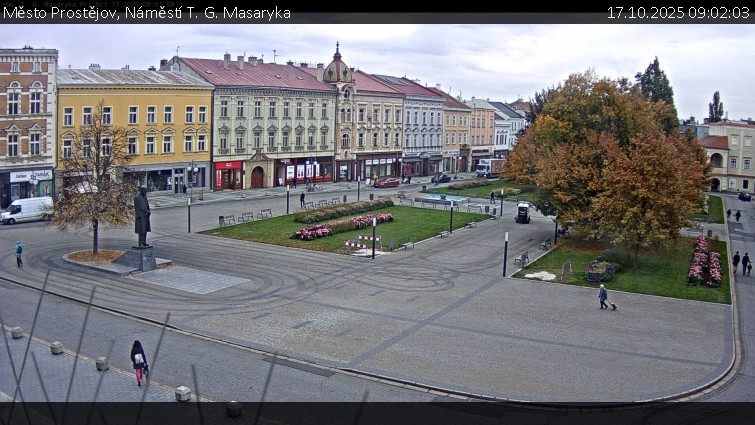 Město Prostějov - Náměstí T. G. Masaryka - 17.10.2025 v 09:02 Město Prostějov - Náměstí T. G. Masaryka - 17.10.2025 v 09:02