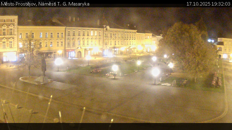 Město Prostějov - Náměstí T. G. Masaryka - 17.10.2025 v 19:32 Město Prostějov - Náměstí T. G. Masaryka - 17.10.2025 v 19:32