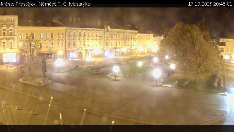 Město Prostějov - Náměstí T. G. Masaryka - 17.10.2025 v 20:45 Město Prostějov - Náměstí T. G. Masaryka - 17.10.2025 v 20:45