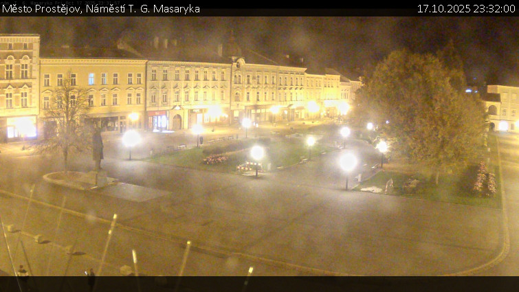 Město Prostějov - Náměstí T. G. Masaryka - 17.10.2025 v 23:32 Město Prostějov - Náměstí T. G. Masaryka - 17.10.2025 v 23:32