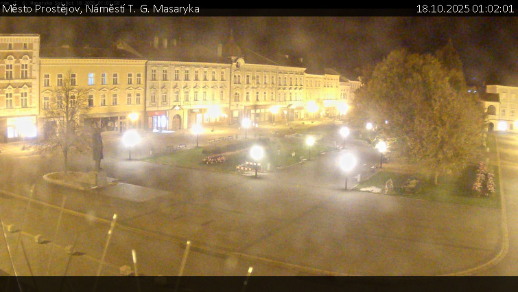 Město Prostějov - Náměstí T. G. Masaryka - 18.10.2025 v 01:02 Město Prostějov - Náměstí T. G. Masaryka - 18.10.2025 v 01:02