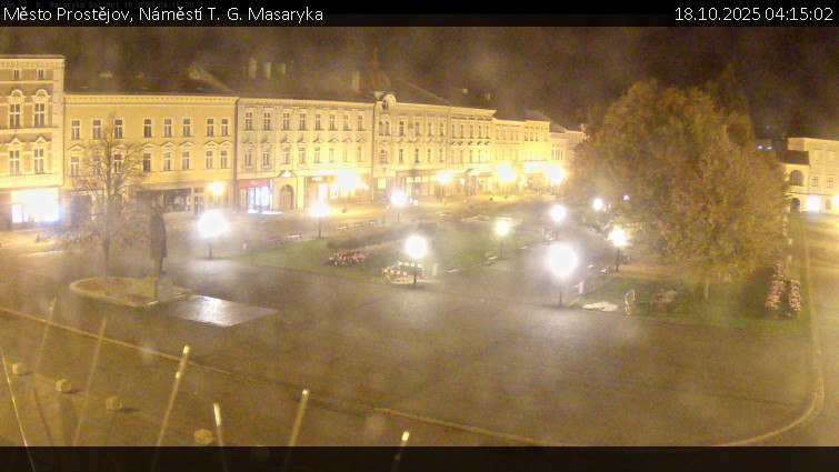 Město Prostějov - Náměstí T. G. Masaryka - 18.10.2025 v 04:15 Město Prostějov - Náměstí T. G. Masaryka - 18.10.2025 v 04:15
