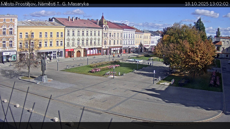 Město Prostějov - Náměstí T. G. Masaryka - 18.10.2025 v 13:02 Město Prostějov - Náměstí T. G. Masaryka - 18.10.2025 v 13:02