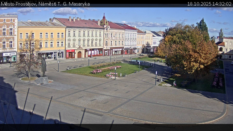 Město Prostějov - Náměstí T. G. Masaryka - 18.10.2025 v 14:32 Město Prostějov - Náměstí T. G. Masaryka - 18.10.2025 v 14:32