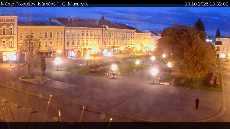 Město Prostějov - Náměstí T. G. Masaryka - 18.10.2025 v 18:32 Město Prostějov - Náměstí T. G. Masaryka - 18.10.2025 v 18:32