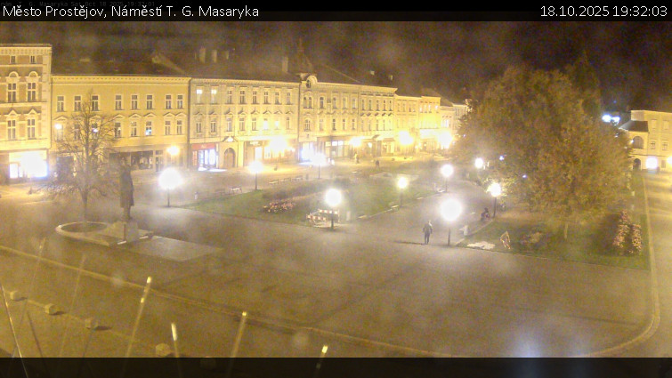 Město Prostějov - Náměstí T. G. Masaryka - 18.10.2025 v 19:32 Město Prostějov - Náměstí T. G. Masaryka - 18.10.2025 v 19:32