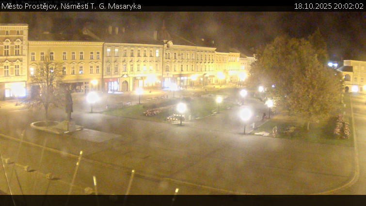 Město Prostějov - Náměstí T. G. Masaryka - 18.10.2025 v 20:02 Město Prostějov - Náměstí T. G. Masaryka - 18.10.2025 v 20:02