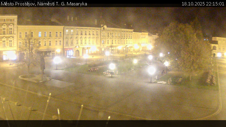Město Prostějov - Náměstí T. G. Masaryka - 18.10.2025 v 22:15 Město Prostějov - Náměstí T. G. Masaryka - 18.10.2025 v 22:15
