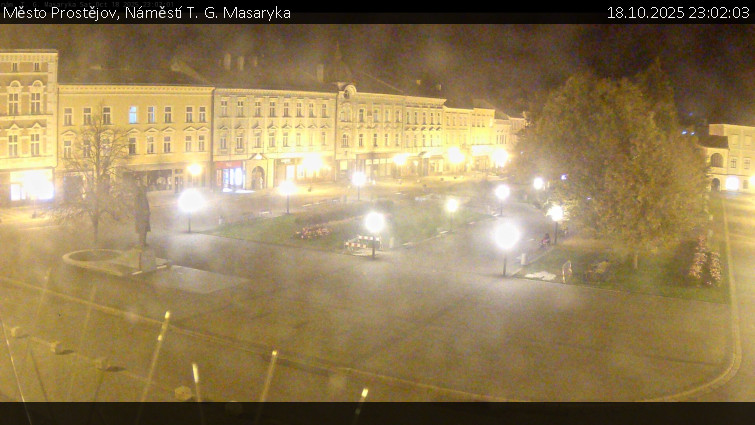 Město Prostějov - Náměstí T. G. Masaryka - 18.10.2025 v 23:02 Město Prostějov - Náměstí T. G. Masaryka - 18.10.2025 v 23:02