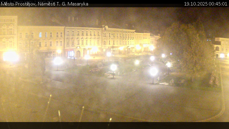 Město Prostějov - Náměstí T. G. Masaryka - 19.10.2025 v 00:45 Město Prostějov - Náměstí T. G. Masaryka - 19.10.2025 v 00:45