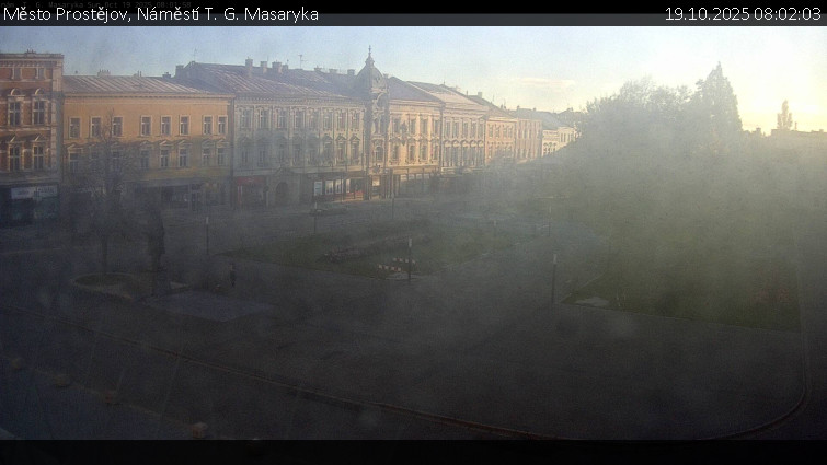 Město Prostějov - Náměstí T. G. Masaryka - 19.10.2025 v 08:02 Město Prostějov - Náměstí T. G. Masaryka - 19.10.2025 v 08:02