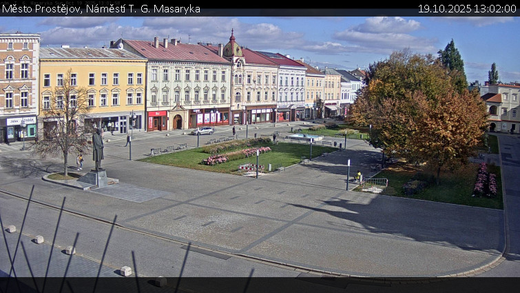 Město Prostějov - Náměstí T. G. Masaryka - 19.10.2025 v 13:02 Město Prostějov - Náměstí T. G. Masaryka - 19.10.2025 v 13:02