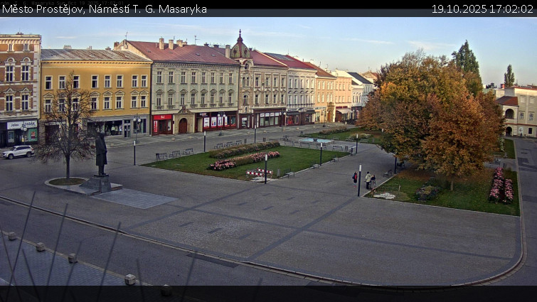 Město Prostějov - Náměstí T. G. Masaryka - 19.10.2025 v 17:02 Město Prostějov - Náměstí T. G. Masaryka - 19.10.2025 v 17:02