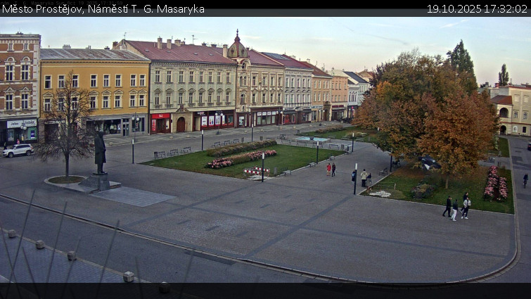 Město Prostějov - Náměstí T. G. Masaryka - 19.10.2025 v 17:32 Město Prostějov - Náměstí T. G. Masaryka - 19.10.2025 v 17:32