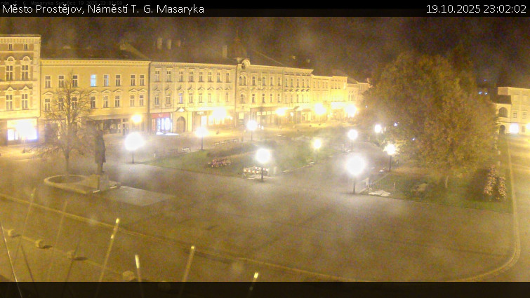 Město Prostějov - Náměstí T. G. Masaryka - 19.10.2025 v 23:02 Město Prostějov - Náměstí T. G. Masaryka - 19.10.2025 v 23:02