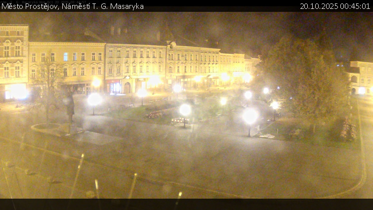 Město Prostějov - Náměstí T. G. Masaryka - 20.10.2025 v 00:45 Město Prostějov - Náměstí T. G. Masaryka - 20.10.2025 v 00:45