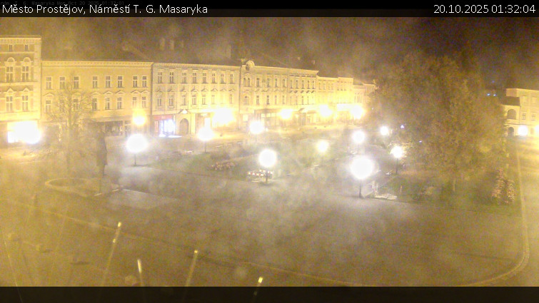Město Prostějov - Náměstí T. G. Masaryka - 20.10.2025 v 01:32 Město Prostějov - Náměstí T. G. Masaryka - 20.10.2025 v 01:32