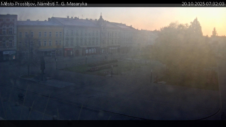 Město Prostějov - Náměstí T. G. Masaryka - 20.10.2025 v 07:32 Město Prostějov - Náměstí T. G. Masaryka - 20.10.2025 v 07:32