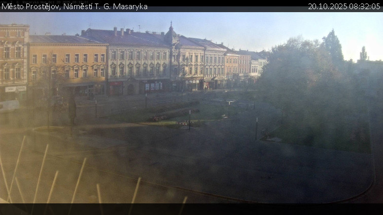 Město Prostějov - Náměstí T. G. Masaryka - 20.10.2025 v 08:32 Město Prostějov - Náměstí T. G. Masaryka - 20.10.2025 v 08:32