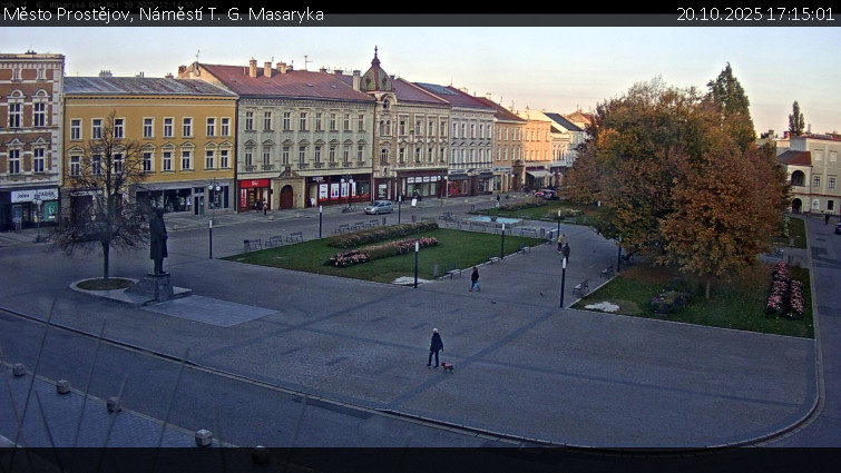 Město Prostějov - Náměstí T. G. Masaryka - 20.10.2025 v 17:15 Město Prostějov - Náměstí T. G. Masaryka - 20.10.2025 v 17:15