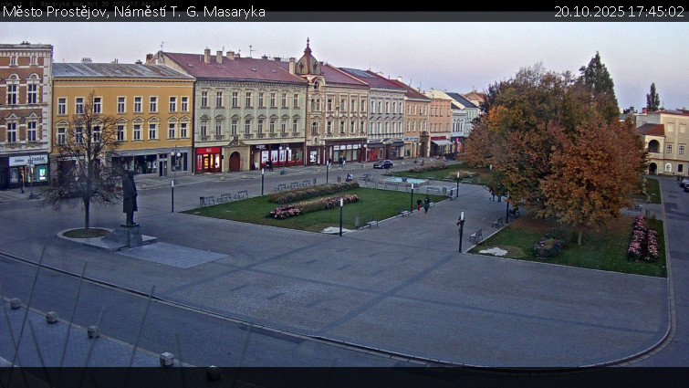Město Prostějov - Náměstí T. G. Masaryka - 20.10.2025 v 17:45 Město Prostějov - Náměstí T. G. Masaryka - 20.10.2025 v 17:45