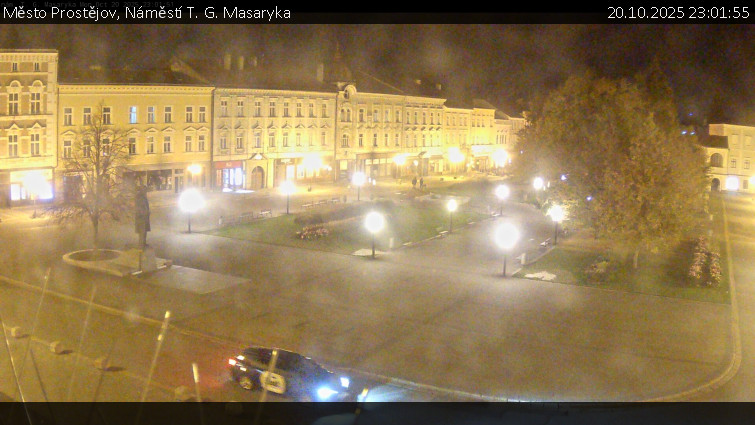 Město Prostějov - Náměstí T. G. Masaryka - 20.10.2025 v 23:01 Město Prostějov - Náměstí T. G. Masaryka - 20.10.2025 v 23:01