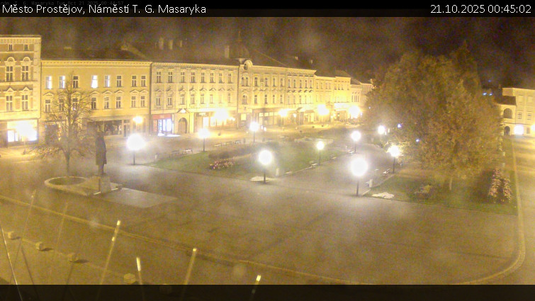 Město Prostějov - Náměstí T. G. Masaryka - 21.10.2025 v 00:45 Město Prostějov - Náměstí T. G. Masaryka - 21.10.2025 v 00:45
