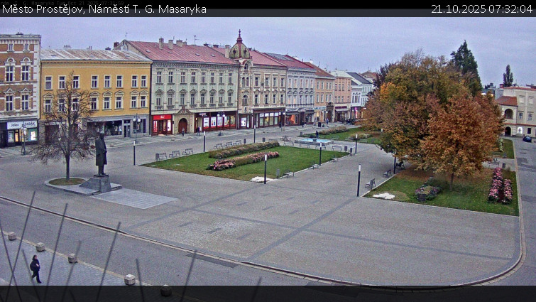 Město Prostějov - Náměstí T. G. Masaryka - 21.10.2025 v 07:32 Město Prostějov - Náměstí T. G. Masaryka - 21.10.2025 v 07:32