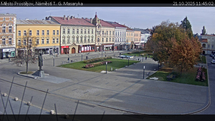 Město Prostějov - Náměstí T. G. Masaryka - 21.10.2025 v 11:45 Město Prostějov - Náměstí T. G. Masaryka - 21.10.2025 v 11:45