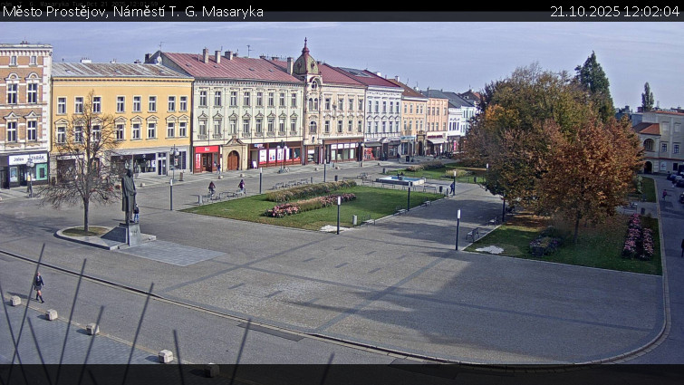 Město Prostějov - Náměstí T. G. Masaryka - 21.10.2025 v 12:02 Město Prostějov - Náměstí T. G. Masaryka - 21.10.2025 v 12:02