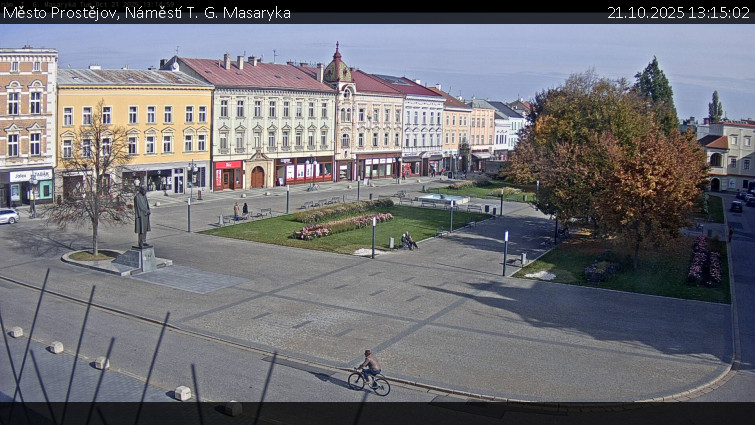 Město Prostějov - Náměstí T. G. Masaryka - 21.10.2025 v 13:15 Město Prostějov - Náměstí T. G. Masaryka - 21.10.2025 v 13:15