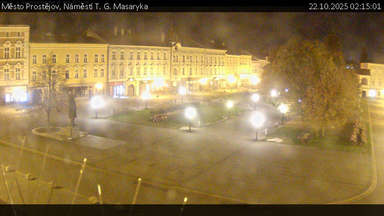 Město Prostějov - Náměstí T. G. Masaryka - 22.10.2025 v 02:15 Město Prostějov - Náměstí T. G. Masaryka - 22.10.2025 v 02:15