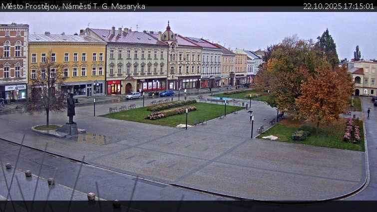 Město Prostějov - Náměstí T. G. Masaryka - 22.10.2025 v 17:15 Město Prostějov - Náměstí T. G. Masaryka - 22.10.2025 v 17:15