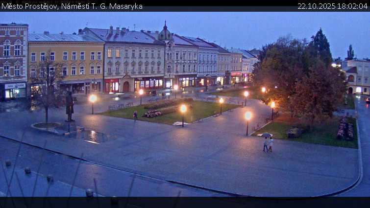 Město Prostějov - Náměstí T. G. Masaryka - 22.10.2025 v 18:02 Město Prostějov - Náměstí T. G. Masaryka - 22.10.2025 v 18:02